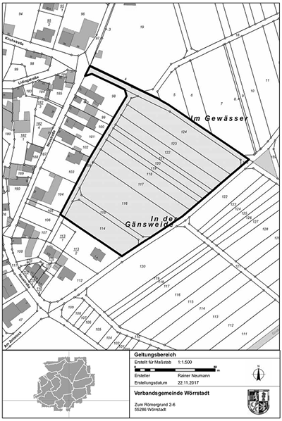 Bebauungsplan Nr 6 kl