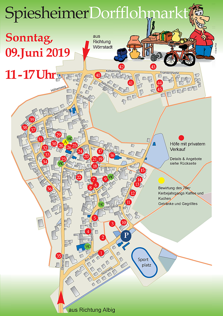 Dorfflohmarkt Flyer 2019 Seite 1