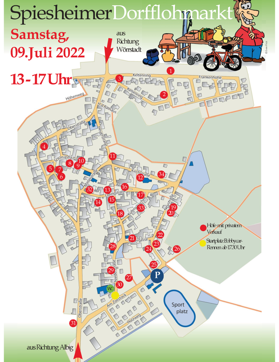 Dorfflohmarkt Flyer 2022